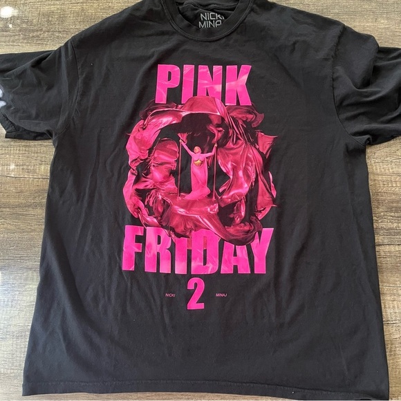 Nicki Minaj PINK FRIDAY TWO TSHIRT Size 2XL - Picture 1 of 10
